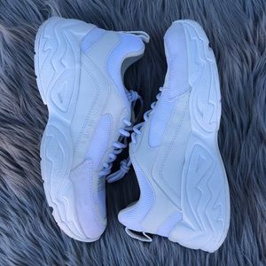 Kendal + Kylie White Dad Sneakers